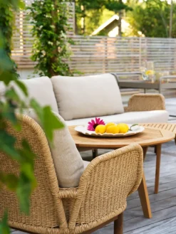 Brafab Garden Sofas & Garden Benches|Balcony Furniture*Lily sofa, Twist straw-plush wheat, 2.5-seater Beige