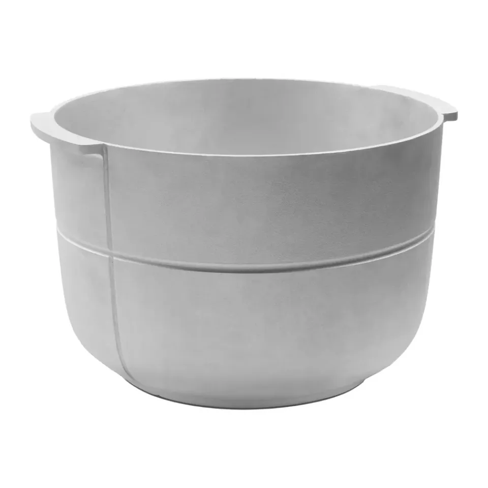 KORBO Garden Details & Accessories*Linea Pot No. 2 Medium, Aluminium Silver-coloured