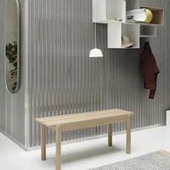 Muuto Benches*Linear bench, oak, 110 cm Beige