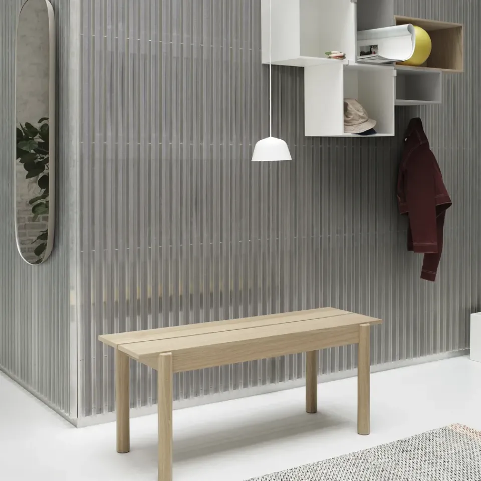 Muuto Benches*Linear bench, oak, 110 cm Beige