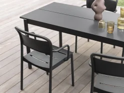 Muuto Seating*Linear steel armchair, Black