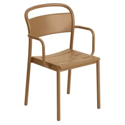Muuto Seating*Linear steel armchair, Burnt Orange
