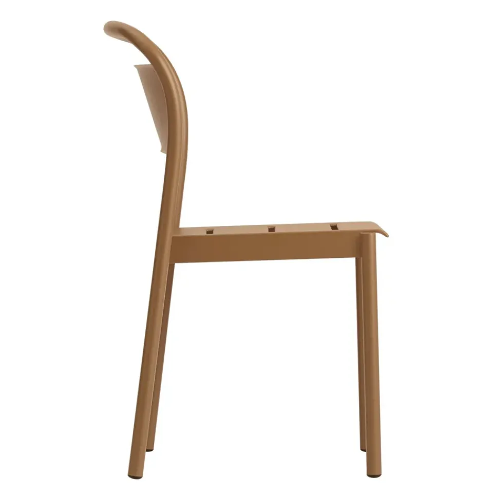Muuto Seating*Linear steel armchair, Burnt Orange