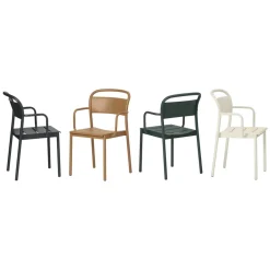 Muuto Seating*Linear steel armchair, Burnt Orange