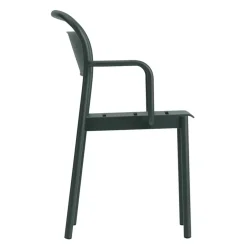 Muuto Seating*Linear steel armchair, Dark Green