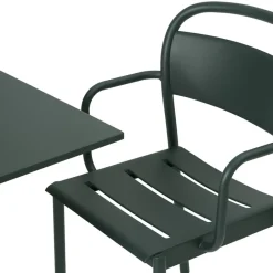 Muuto Seating*Linear steel armchair, Dark Green