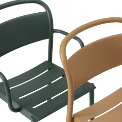 Muuto Seating*Linear steel armchair, Dark Green