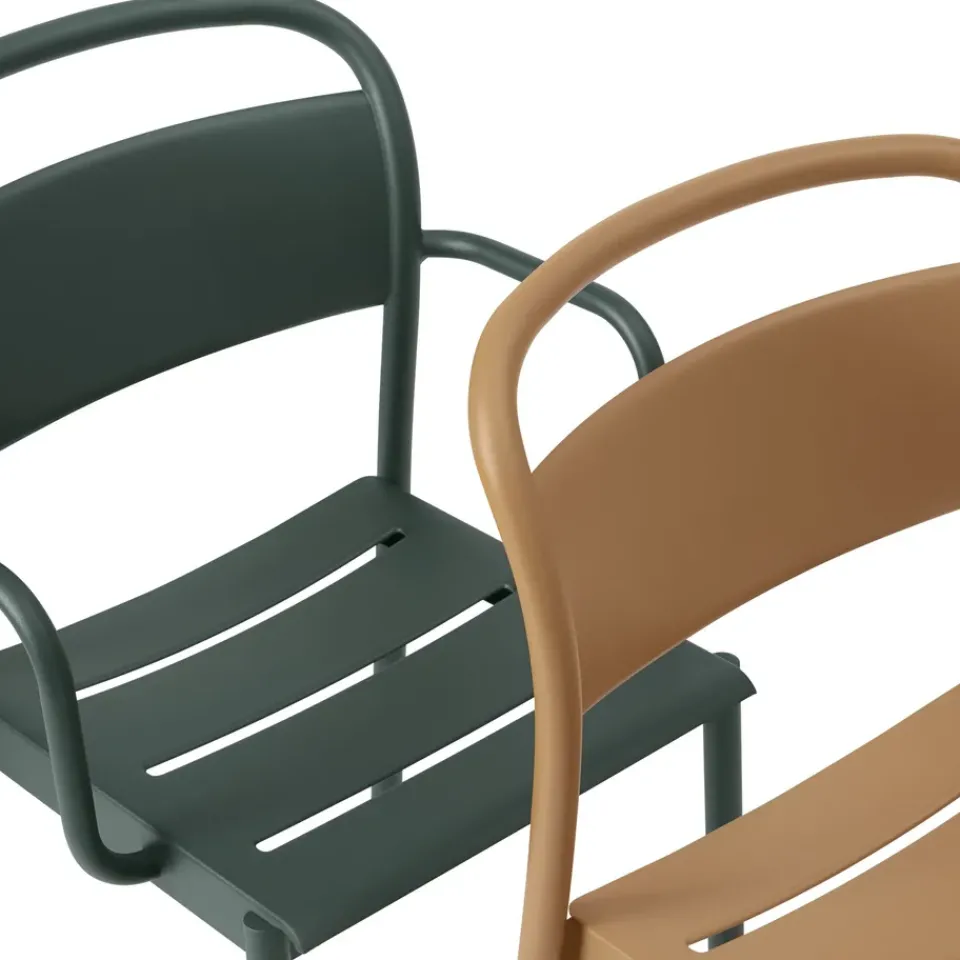 Muuto Seating*Linear steel armchair, Dark Green