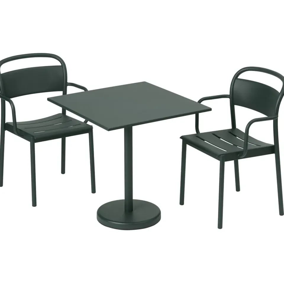 Muuto Seating*Linear steel armchair, Dark Green