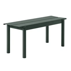 Muuto Garden Sofas & Garden Benches*Linear steel bench 110 cm, Dark Green