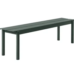 Muuto Garden Sofas & Garden Benches*Linear steel bench 170 cm, Dark Green