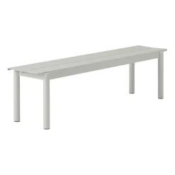 Muuto Garden Sofas & Garden Benches*Linear steel bench 170 cm, (RAL 7044) Grey