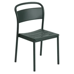 Muuto Seating|Balcony Furniture*Linear steel side chair, Dark Green