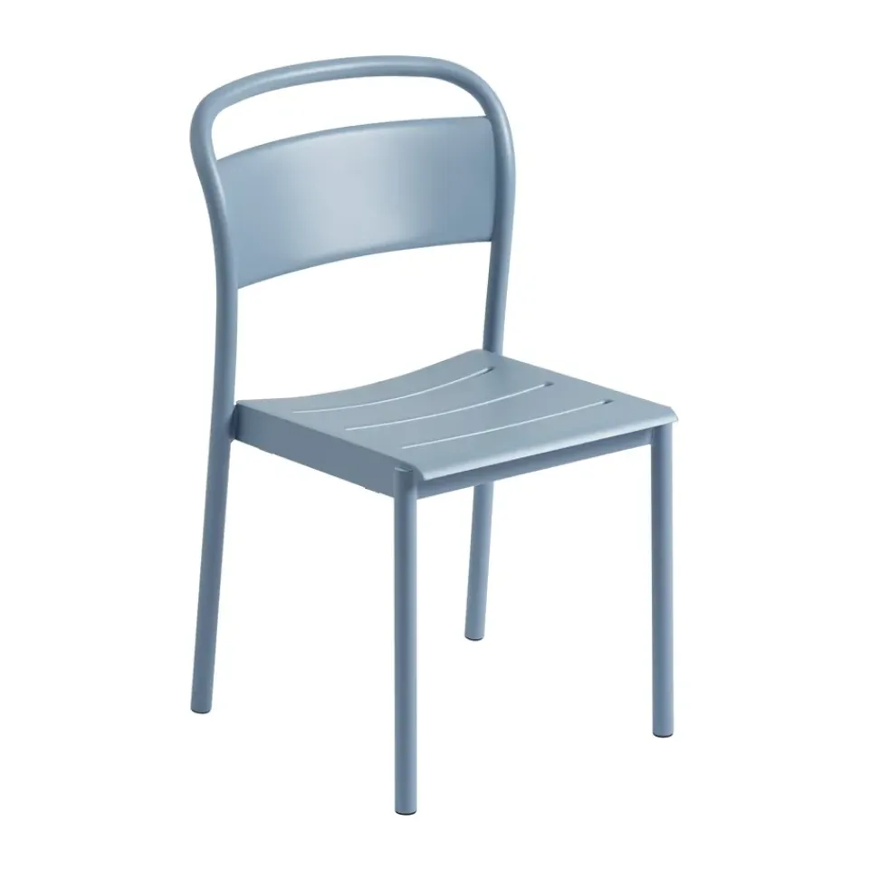 Muuto Balcony Furniture*Linear steel side chair, Pale Blue