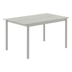 Muuto Table For Outdoor Use*Linear steel table 140 cm, (RAL 7044) Grey