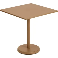 Muuto Table For Outdoor Use*Linear steel table 70x70 cm, Burnt Orange