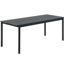 Muuto Table For Outdoor Use*Linear steel table 75x200 cm, Black