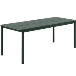 Muuto Table For Outdoor Use*Linear steel table 75x200 cm, Dark Green