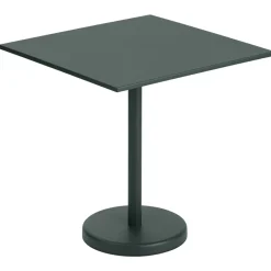 Muuto Table For Outdoor Use*Linear steel table 70x70 cm, Dark Green
