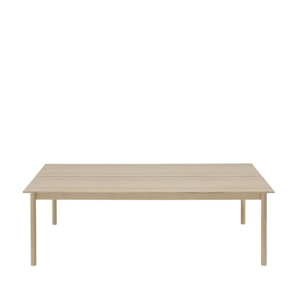 Muuto Dining Tables*Linear System table 142x240 cm, Oak veener-oak Beige