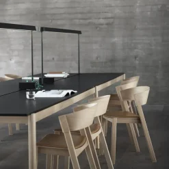 Muuto Dining Tables*Linear System table 142x240 cm, Oak veener-oak Beige