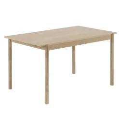 Muuto Dining Tables*Linear wooden table oak, 140x85 cm Beige