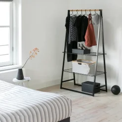 Brabantia Clothes Racks, Coat Stands & Hangers|Clothes Hooks & Hangers*Linn hanger 4-pack, Black