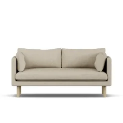 1898 Sofas*Linnevik sofa, Bern 0341-white-oiled oak, 2-seater Beige