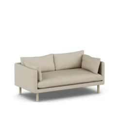 1898 Sofas*Linnevik sofa, Bern 0341-white-oiled oak, 2-seater Beige