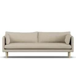 1898 Sofas*Linnevik sofa, Bern 0341-white-oiled oak, 4-seater Beige