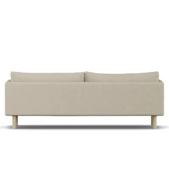 1898 Sofas*Linnevik sofa, Bern 0341-white-oiled oak, 4-seater Beige