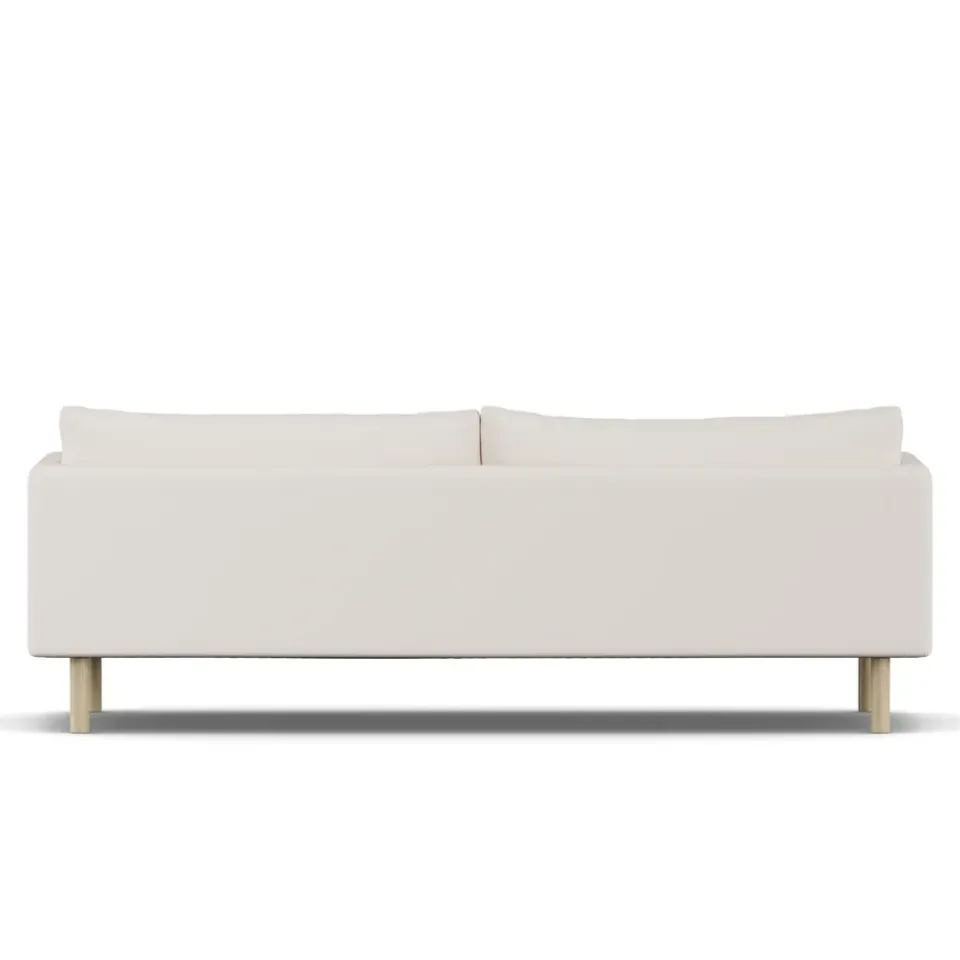 1898 Sofas*Linnevik sofa, Caleido 9600-white-oiled oak, 4-seater Beige