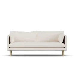 1898 Sofas*Linnevik sofa, Caleido 9600-white-oiled oak, 3-seater Beige
