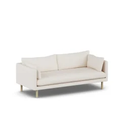 1898 Sofas*Linnevik sofa, Caleido 9600-white-oiled oak, 3-seater Beige