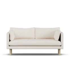 1898 Sofas*Linnevik sofa, Caleido 9600-white-oiled oak, 2-seater Beige