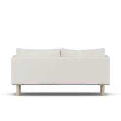 1898 Sofas*Linnevik sofa, Caleido 9600-white-oiled oak, 2-seater Beige