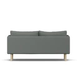 1898 Sofas*Linnevik sofa, Caleido 1240-white-oiled oak, 2-seater Grey