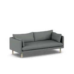 1898 Sofas*Linnevik sofa, Caleido 1240-white-oiled oak, 3-seater Grey