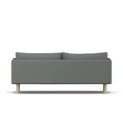 1898 Sofas*Linnevik sofa, Caleido 1240-white-oiled oak, 3-seater Grey