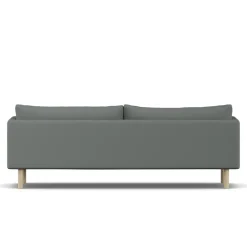 1898 Sofas*Linnevik sofa, Caleido 1240-white-oiled oak, 4-seater Grey