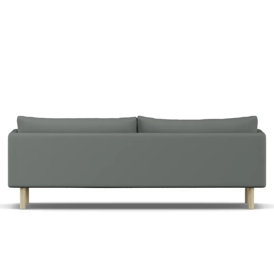 1898 Sofas*Linnevik sofa, Caleido 1240-white-oiled oak, 4-seater Grey