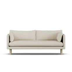 1898 Sofas*Linnevik sofa, Jump 1956-white-oiled oak, 3-seater Beige
