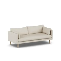 1898 Sofas*Linnevik sofa, Jump 1956-white-oiled oak, 3-seater Beige