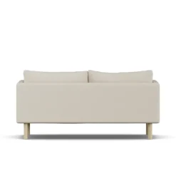 1898 Sofas*Linnevik sofa, Jump 1956-white-oiled oak, 2-seater Beige