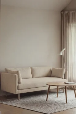 1898 Sofas*Linnevik sofa, Jump 1956-white-oiled oak, 2-seater Beige