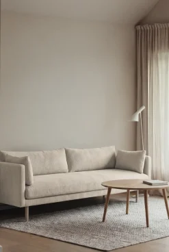 1898 Sofas*Linnevik sofa, Jump 1956-white-oiled oak, 4-seater Beige