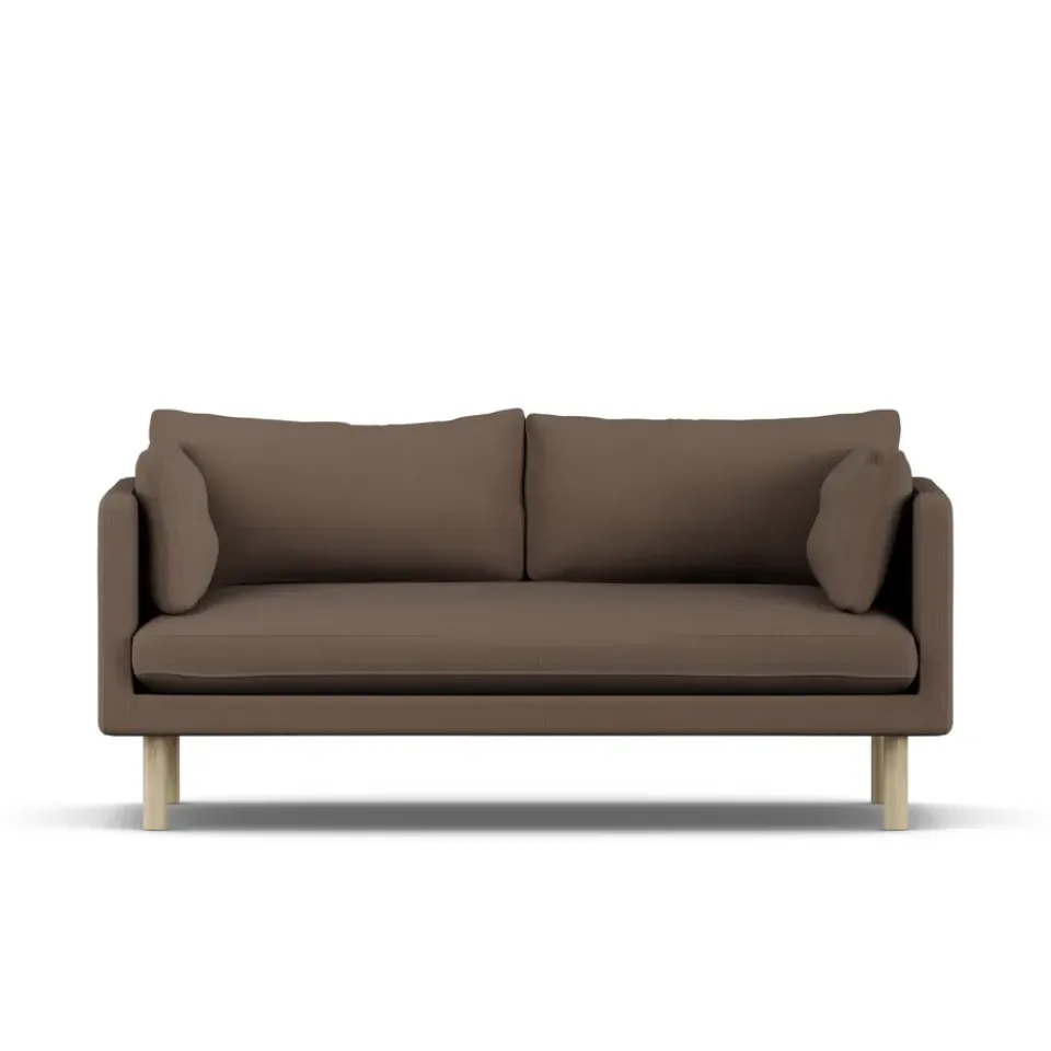 1898 Sofas*Linnevik sofa, Jump 1955 1955-white-oiled oak, 2-seater Brown