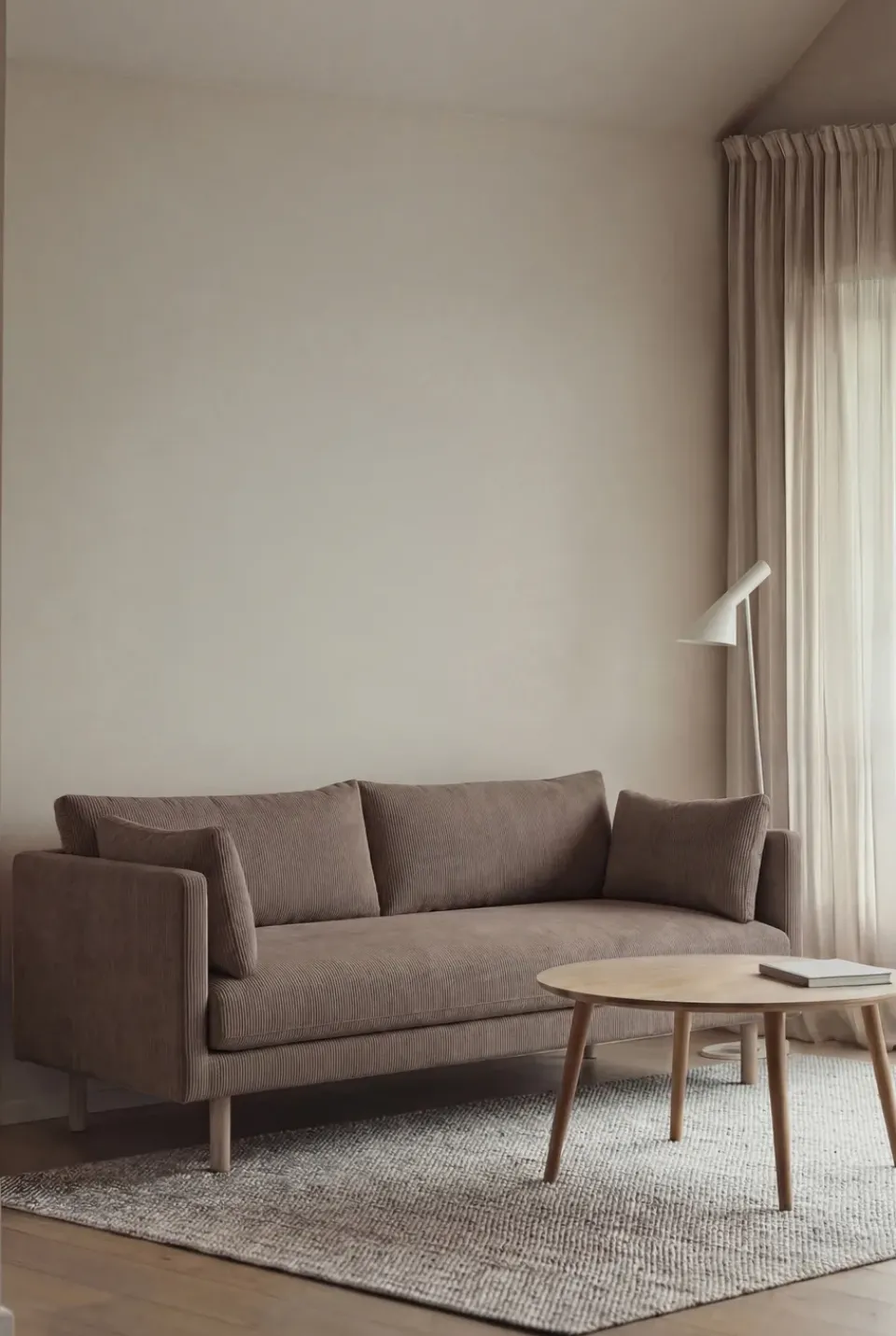 1898 Sofas*Linnevik sofa, Jump 1955 1955-white-oiled oak, 2-seater Brown