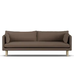 1898 Sofas*Linnevik sofa, Jump 1955 1955-white-oiled oak, 4-seater Brown