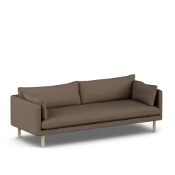 1898 Sofas*Linnevik sofa, Jump 1955 1955-white-oiled oak, 4-seater Brown